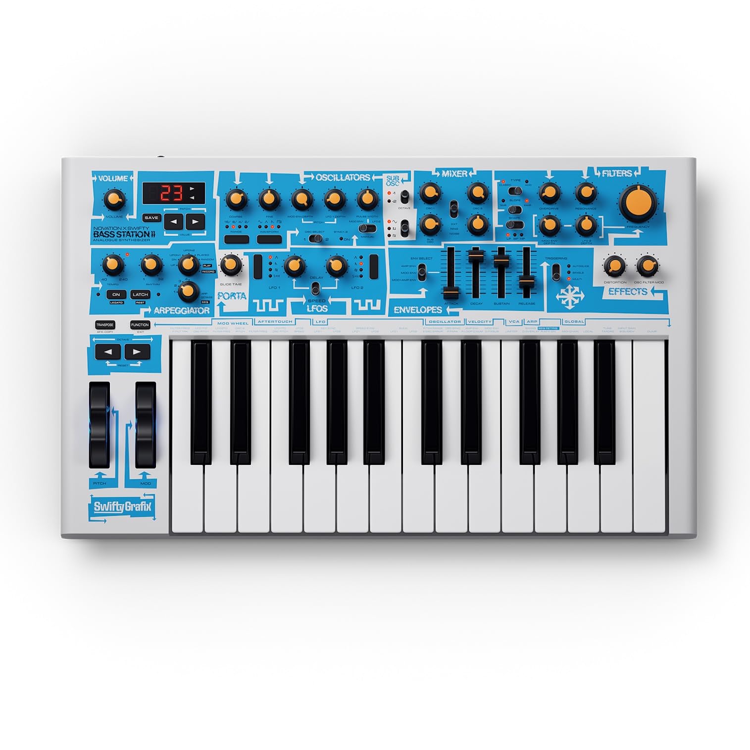 Amazon.com: Novation Bass Station II Swifty Edition – Limited